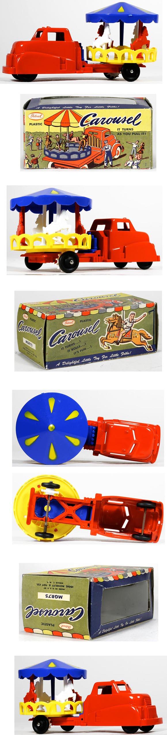 1949 Ideal Novelty & Toy Co., Carousel Truck in Original Box